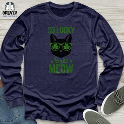 So Lucky Unisex Long Sleeve Tee Gift For Animal Lover