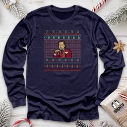 Laughing Leo Dicaprio Meme Unisex Long Sleeve Tee Gift For Animal Lover