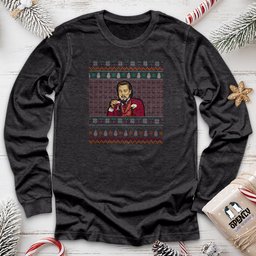 Laughing Leo Dicaprio Meme Unisex Long Sleeve Tee Gift For Animal Lover