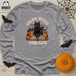 Salem Witch Book Club Unisex Long Sleeve Tee Gift For Animal Lover