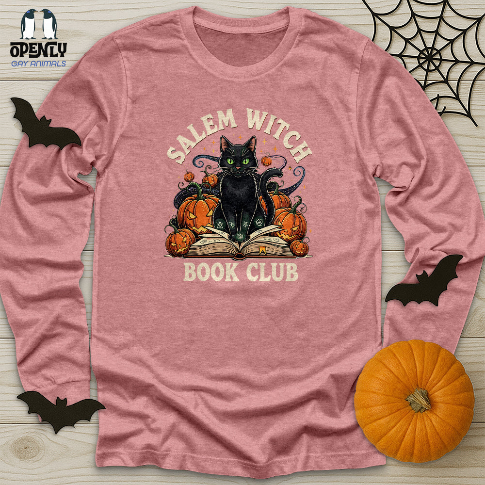Salem Witch Book Club Unisex Long Sleeve Tee Gift For Animal Lover
