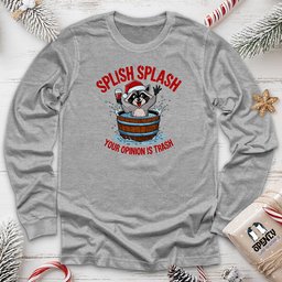 Splish Splash Unisex Long Sleeve Tee Gift For Animal Lover