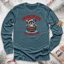 Splish Splash Unisex Long Sleeve Tee Gift For Animal Lover