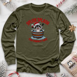 Splish Splash Unisex Long Sleeve Tee Gift For Animal Lover