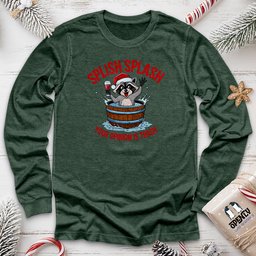 Splish Splash Unisex Long Sleeve Tee Gift For Animal Lover