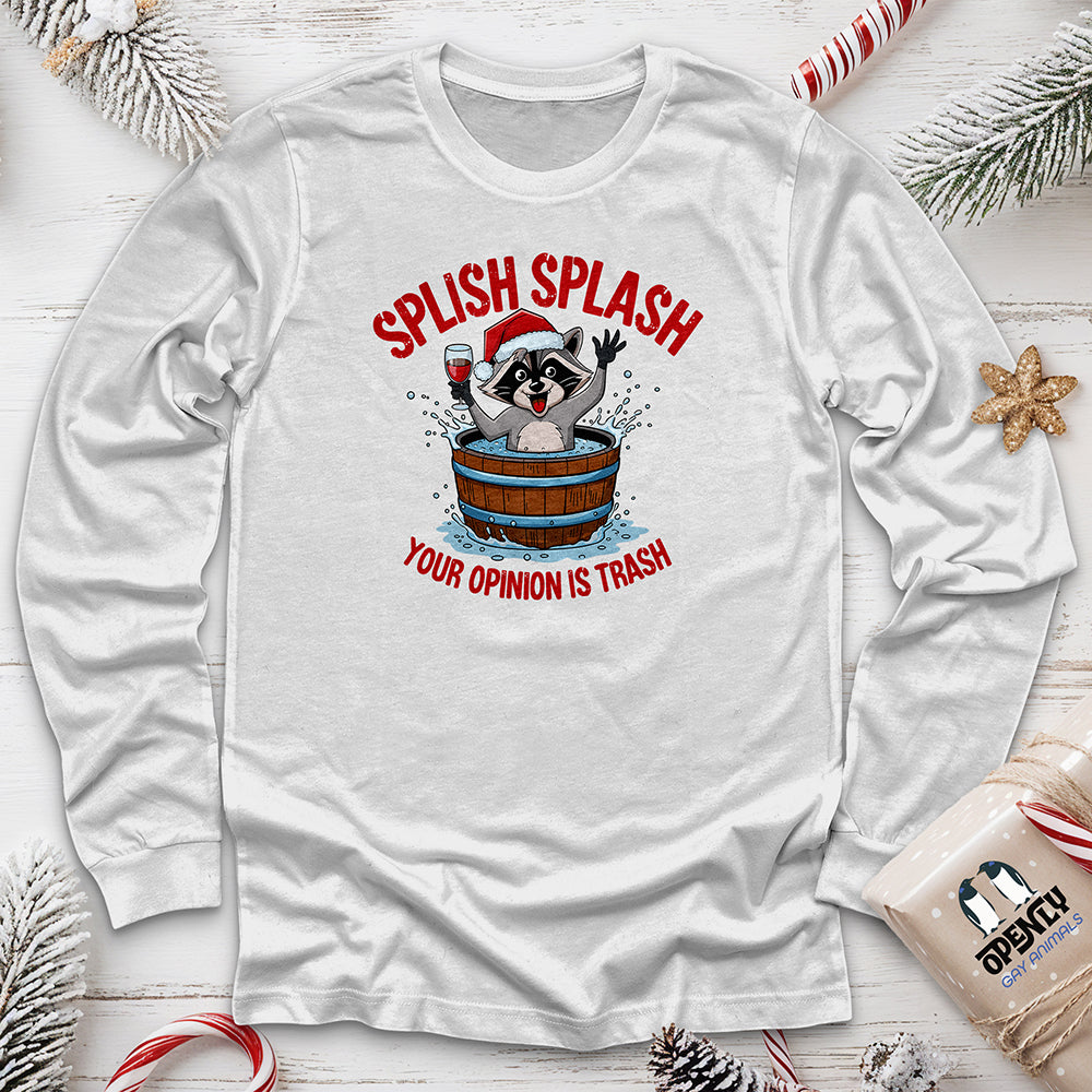 Splish Splash Unisex Long Sleeve Tee Gift For Animal Lover