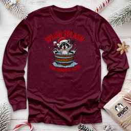 Splish Splash Unisex Long Sleeve Tee Gift For Animal Lover
