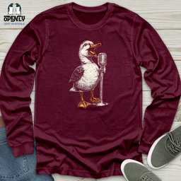 The Duck Song Unisex Long Sleeve Tee Gift For Duck Lover