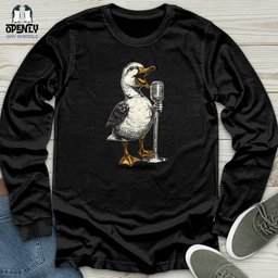 The Duck Song Unisex Long Sleeve Tee Gift For Duck Lover