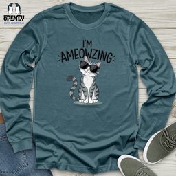 Im Ameowzing Unisex Long Sleeve Tee Gift For Animal Lover