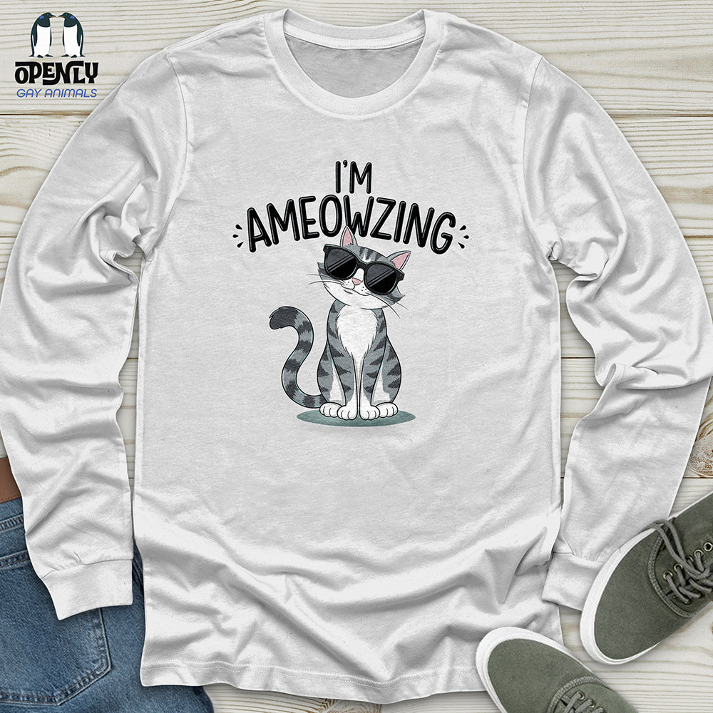 Im Ameowzing Unisex Long Sleeve Tee Gift For Animal Lover