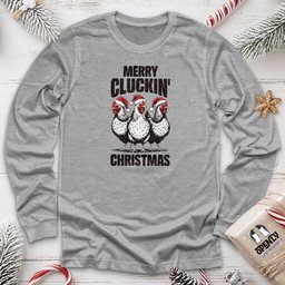 Merry Cluckin 2 Unisex Long Sleeve Tee Gift For Animal Lover