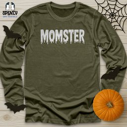 Momster Unisex Long Sleeve Tee Gift For Animal Lover