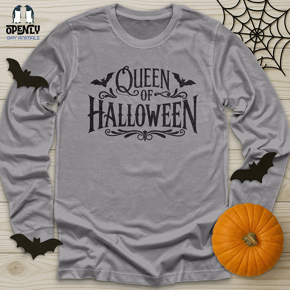 Queen Of Halloween Unisex Long Sleeve Tee Gift For Animal Lover