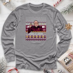 Make IT Snow Unisex Long Sleeve Tee Gift For Animal Lover