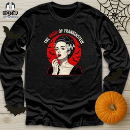 The Bride Of Frankenstein Unisex Long Sleeve Tee Gift For Animal Lover