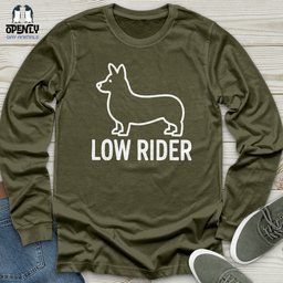 Low Rider Unisex Long Sleeve Tee Gift For Animal Lover