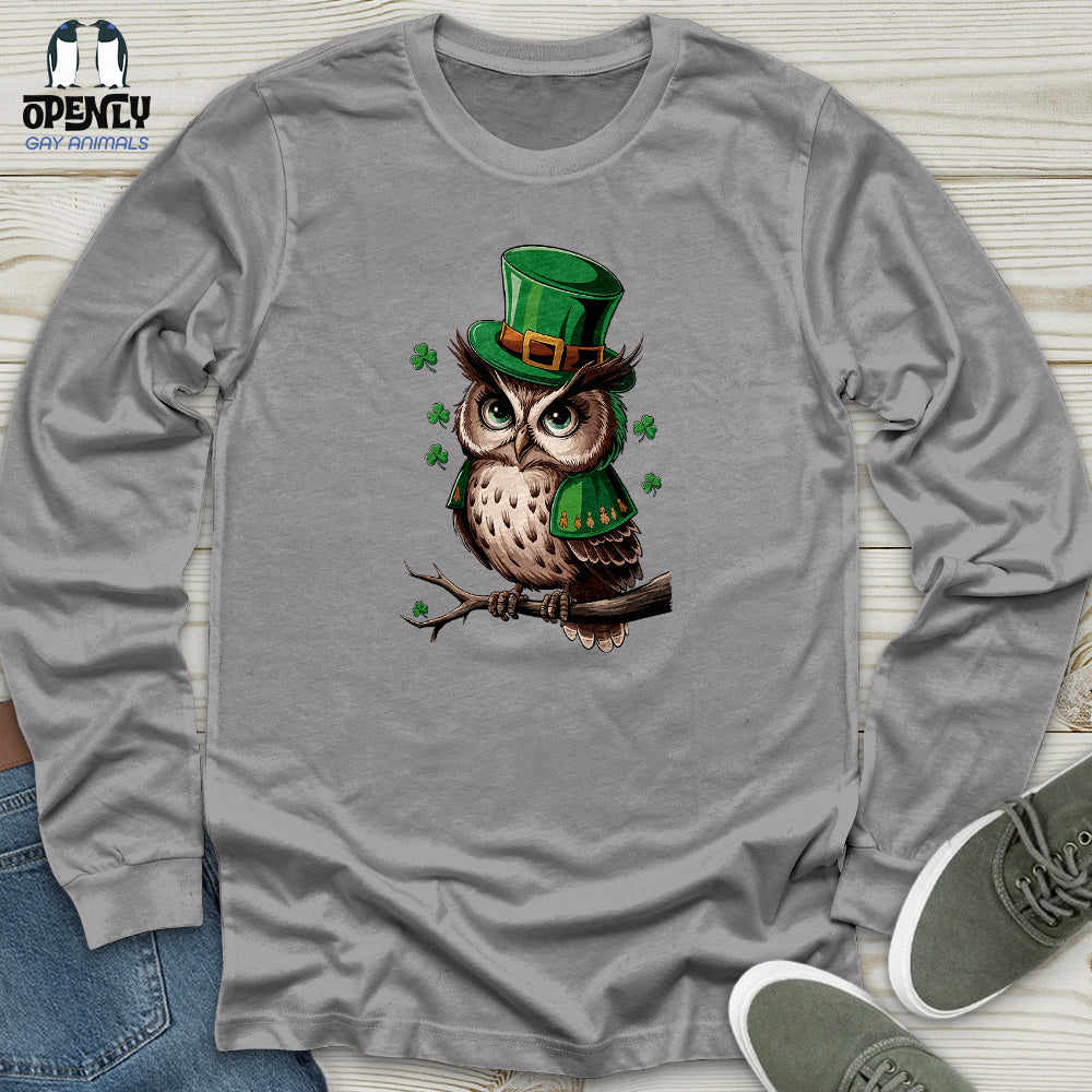 Owl Unisex Long Sleeve Tee Gift For Animal Lover