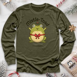 Mistle Toad Unisex Long Sleeve Tee Gift For Frog Lover