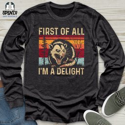Im A Delight Unisex Long Sleeve Tee Gift For Animal Lover