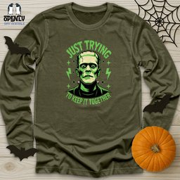 Just Trying To Keep IT Together Unisex Long Sleeve Tee Gift For Animal Lover