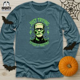 Just Trying To Keep IT Together Unisex Long Sleeve Tee Gift For Animal Lover