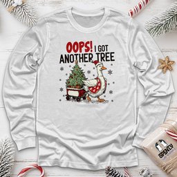 Oops I Got Another Tree Long Sleeve Tee Gift For Animal Lover
