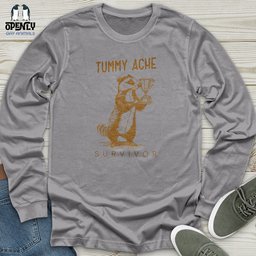 Tummy Ache Survivor Unisex Long Sleeve Tee Gift For Animal Lover