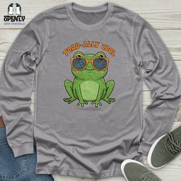 Toad Ally Cool Unisex Long Sleeve Tee Gift For Frog Lover