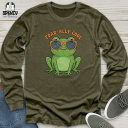 Toad Ally Cool Unisex Long Sleeve Tee Gift For Frog Lover