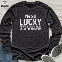 Im So Lucky Unisex Long Sleeve Tee Gift For Animal Lover