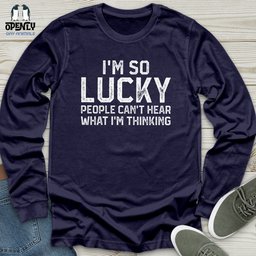 Im So Lucky Unisex Long Sleeve Tee Gift For Animal Lover