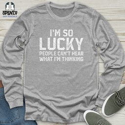 Im So Lucky Unisex Long Sleeve Tee Gift For Animal Lover