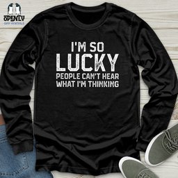 Im So Lucky Unisex Long Sleeve Tee Gift For Animal Lover