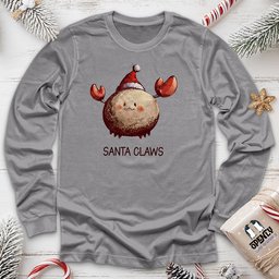 Santa Claws Unisex Long Sleeve Tee Gift For Animal Lover