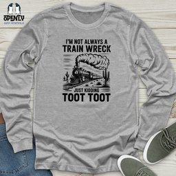 Toot Toot Express Unisex Long Sleeve Tee Gift For Animal Lover
