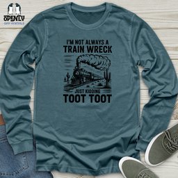 Toot Toot Express Unisex Long Sleeve Tee Gift For Animal Lover