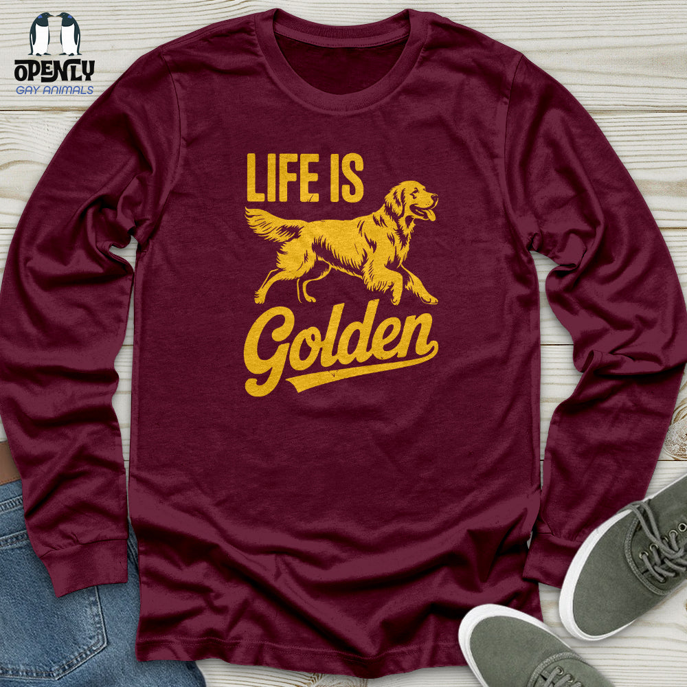 Life Is Unisex Long Sleeve Tee Gift For Animal Lover