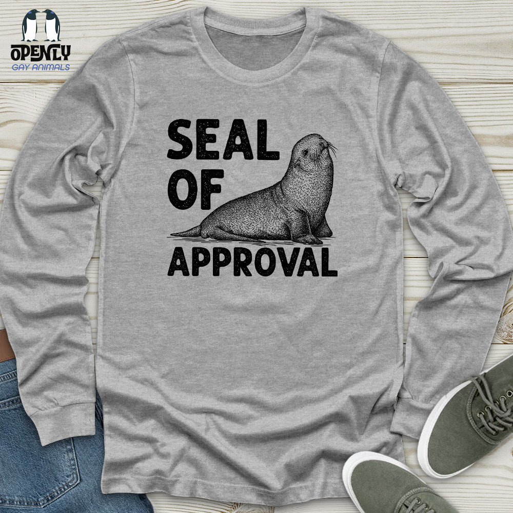 Seal Of Approval Unisex Long Sleeve Tee Gift For Animal Lover