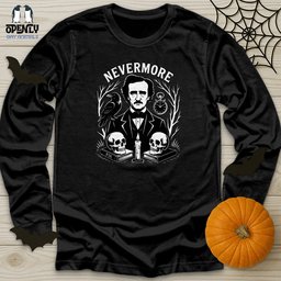 Nevermore 3 Unisex Long Sleeve Tee Gift For Animal Lover