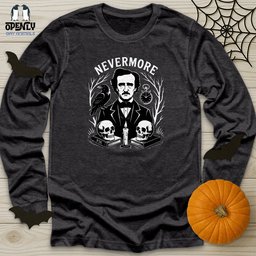 Nevermore 3 Unisex Long Sleeve Tee Gift For Animal Lover