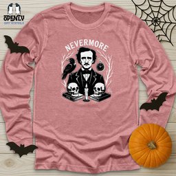 Nevermore 3 Unisex Long Sleeve Tee Gift For Animal Lover