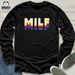 Milf Unisex Long Sleeve Tee Gift For Animal Lover