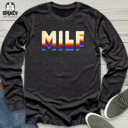Milf Unisex Long Sleeve Tee Gift For Animal Lover