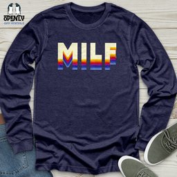 Milf Unisex Long Sleeve Tee Gift For Animal Lover
