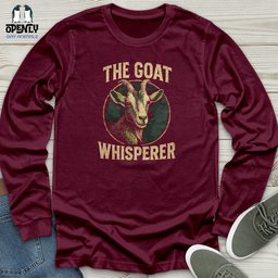 The Goat Whisperer Unisex Long Sleeve Tee Gift For Animal Lover