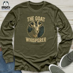 The Goat Whisperer Unisex Long Sleeve Tee Gift For Animal Lover