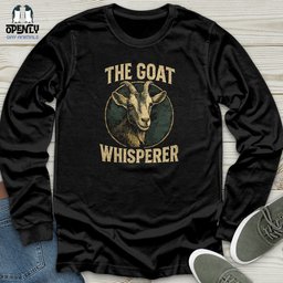 The Goat Whisperer Unisex Long Sleeve Tee Gift For Animal Lover
