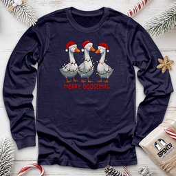 Merry Goosemas Unisex Long Sleeve Tee Gift For Animal Lover