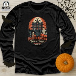 Haunted Mansion Unisex Long Sleeve Tee Gift For Animal Lover